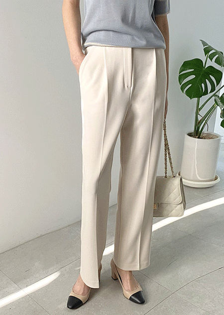 misharp - 미샵 - 린 세미 와이드 슬랙스 (2 color)♡韓國女裝褲